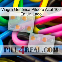 Viagra Genérica Píldora Azul 100 En Un Lado 25